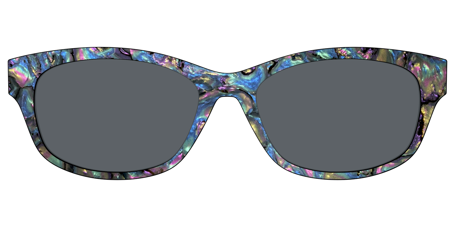 The Polarized Midnight Abalone Sun Top - Front Top Image - Pair Eyewear