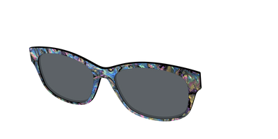 The Polarized Midnight Abalone Sun Top - Angle Top Thumbnail - Pair Eyewear