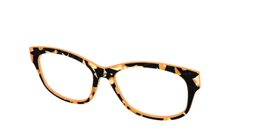 The Pumpkin Camo Pearl Tortoise - Angle Top Thumbnail - Pair Eyewear