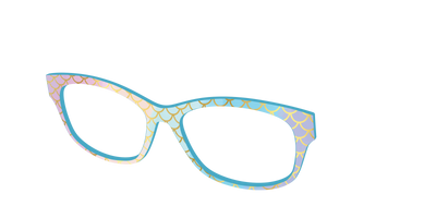 The Rainbow Mermaid - Angle Top Thumbnail - Pair Eyewear