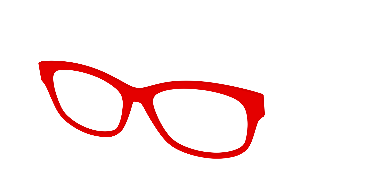 The Red - Angle Top Image - Pair Eyewear