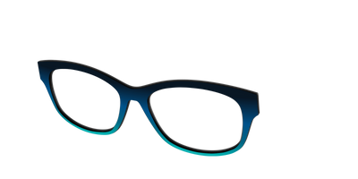 The Royal Blue to Seafoam Gradient - Angle Top Thumbnail - Pair Eyewear