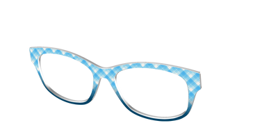 The Seaside Plaid - Angle Top Thumbnail - Pair Eyewear