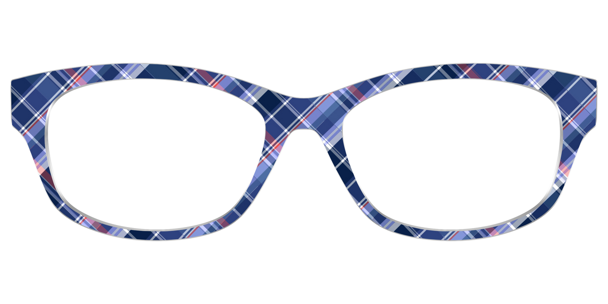 The Serene Plaid - Front Top Image - Pair Eyewear
