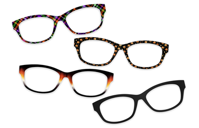 Tortoise Acetate Gold Metal - Set