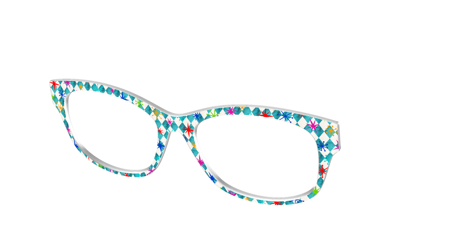 The Starburst Diamonds - Angle Top Image - Pair Eyewear