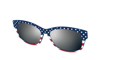 The Polarized Stars & Stripes Sun Top - Angle Top Thumbnail - Pair Eyewear