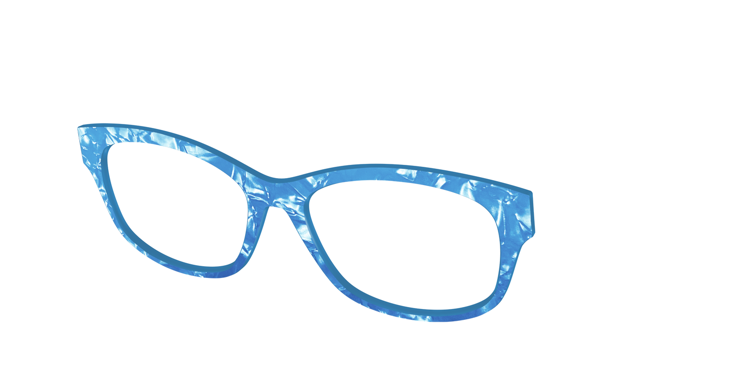 The Topaz Pearl Marble - Angle Top Image - Pair Eyewear
