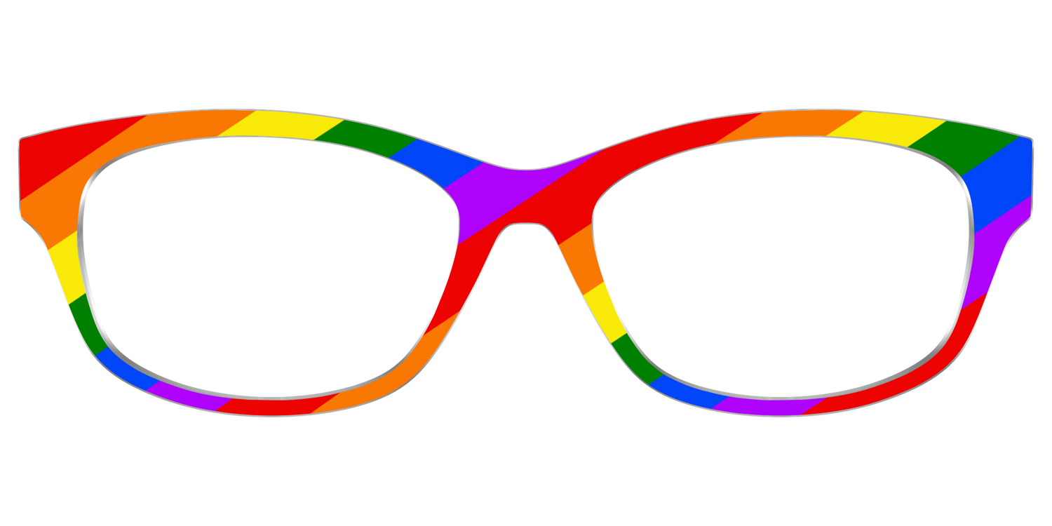 The Traditional Pride Flag - Front Top Image - Pair Eyewear