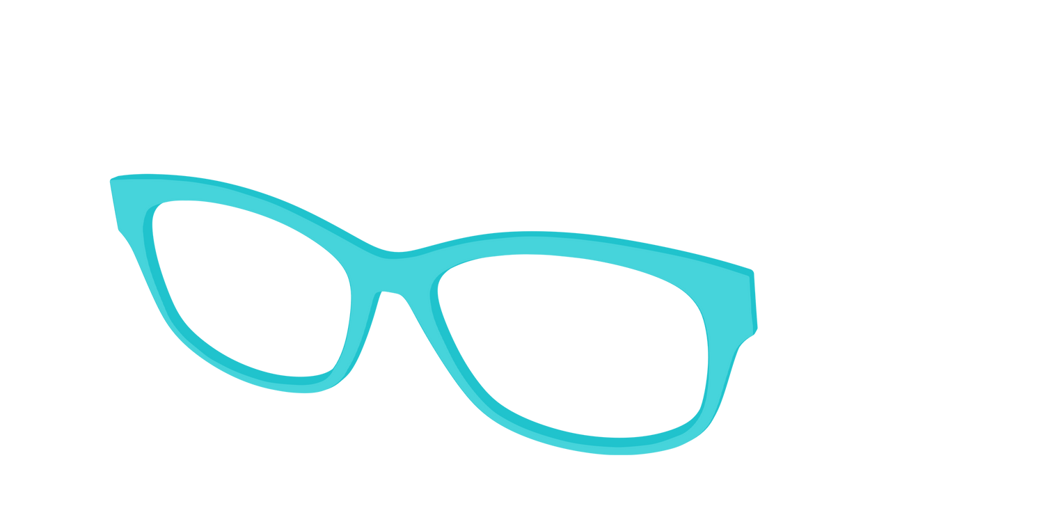 The Turquoise - Angle Top Image - Pair Eyewear