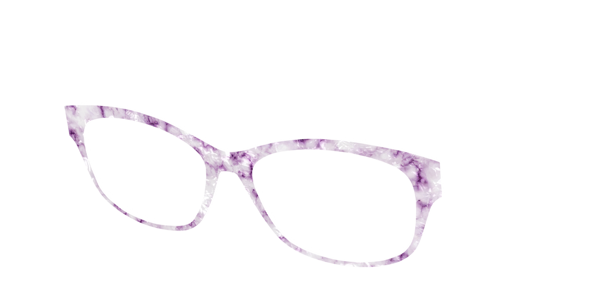 The Viola Pearl Marble - Angle Top Image - Pair Eyewear