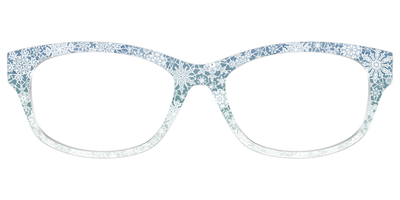 The White Lace Snowflake Crystal - Front Top Thumbnail - Pair Eyewear