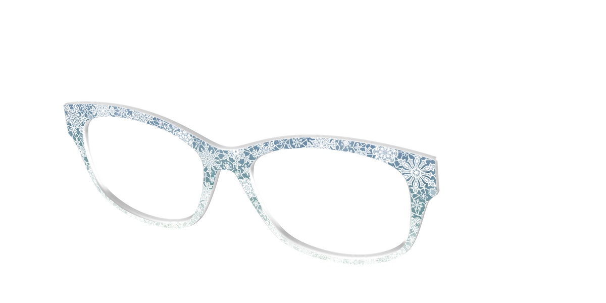 The White Lace Snowflake Crystal - Angle Top Image - Pair Eyewear