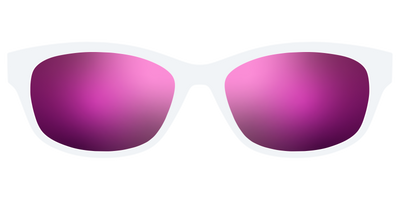 The Polarized White Sun Top - Front Top Thumbnail - Pair Eyewear