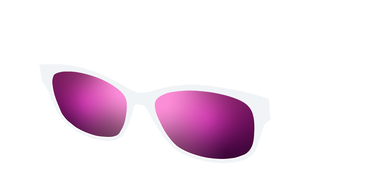 The Polarized White Sun Top - Angle Top Image - Pair Eyewear