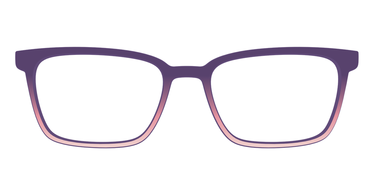The Acai to Blush Gradient - Front Top Image - Pair Eyewear