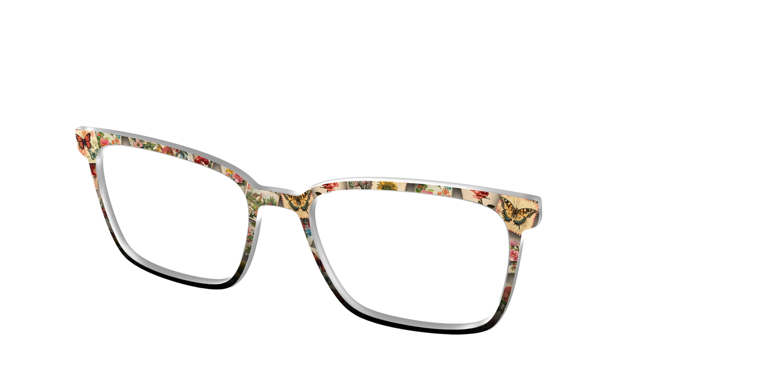 The Antique Stamps - Angle Top Image - Pair Eyewear