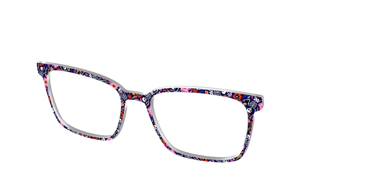 The Bone-Chilling Blossoms - Angle Top Image - Pair Eyewear