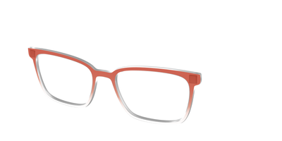 The Burnt Orange Gradient Crystal - Angle Top Thumbnail - Pair Eyewear