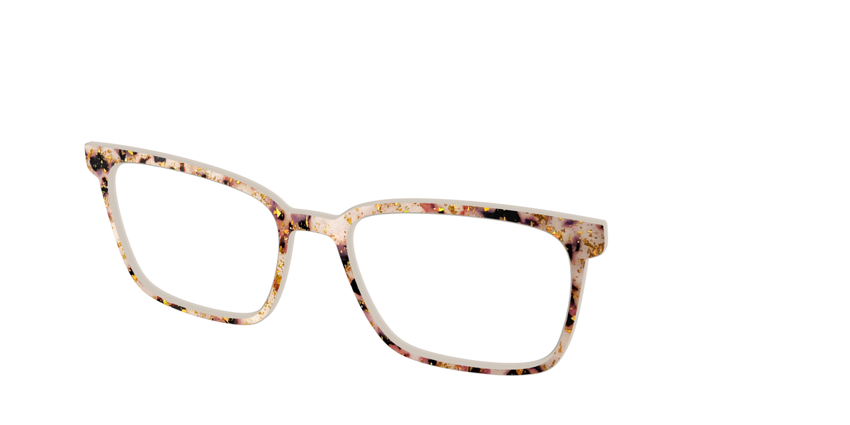 The Buttercream Tortoise with Gold Flakes - Angle Top Image - Pair Eyewear