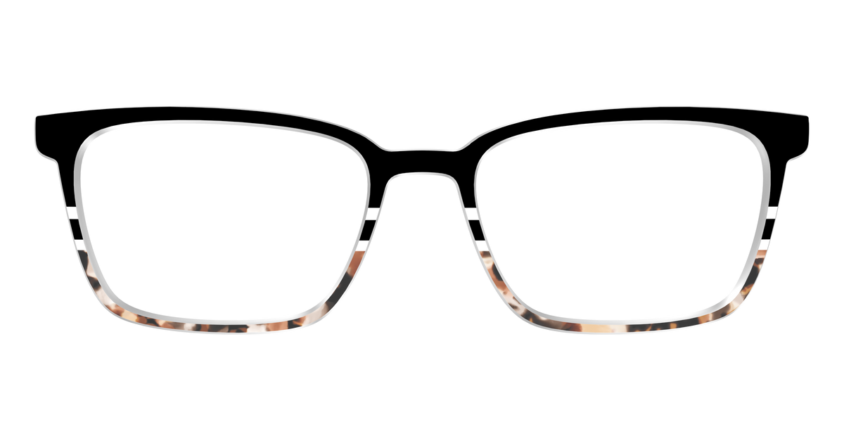 The Chic Tortoise Crystal Split - Front Top Image - Pair Eyewear