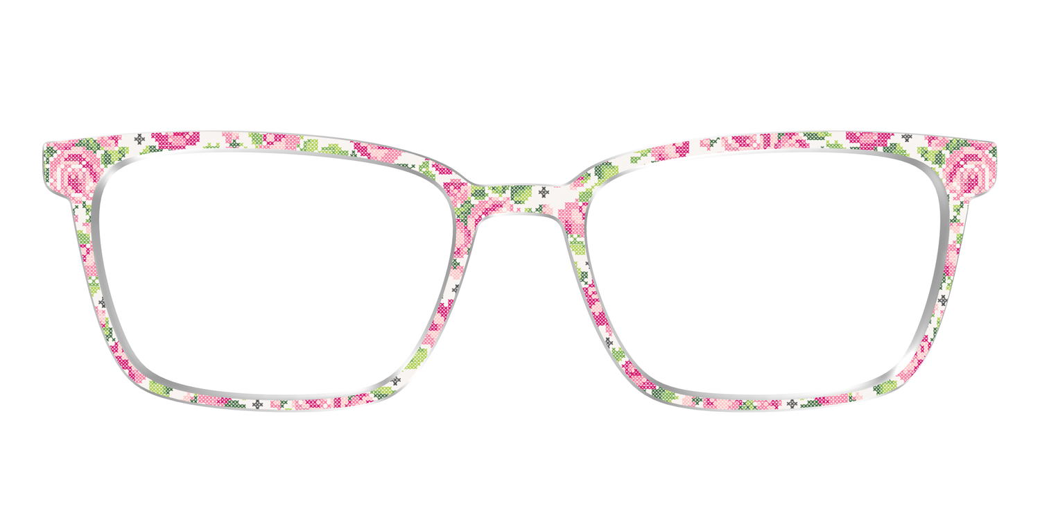 The Cross-Stitch Petals - Front Top Image - Pair Eyewear