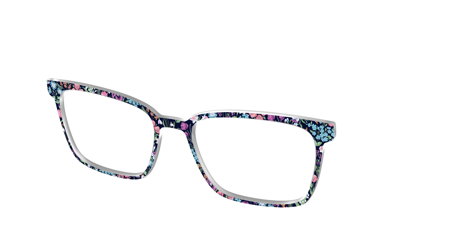 The Demure Blossoms - Angle Top Image - Pair Eyewear