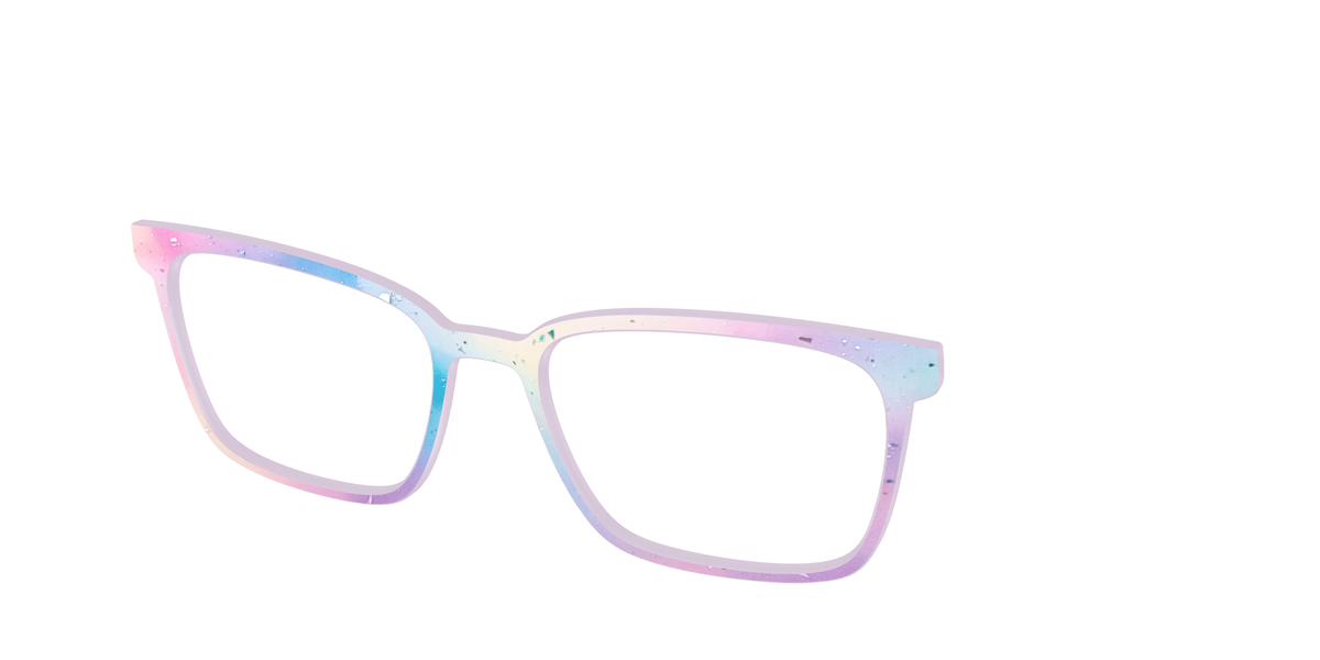 The Dreamy Pastel with Holographic Glitter - Angle Top Image - Pair Eyewear