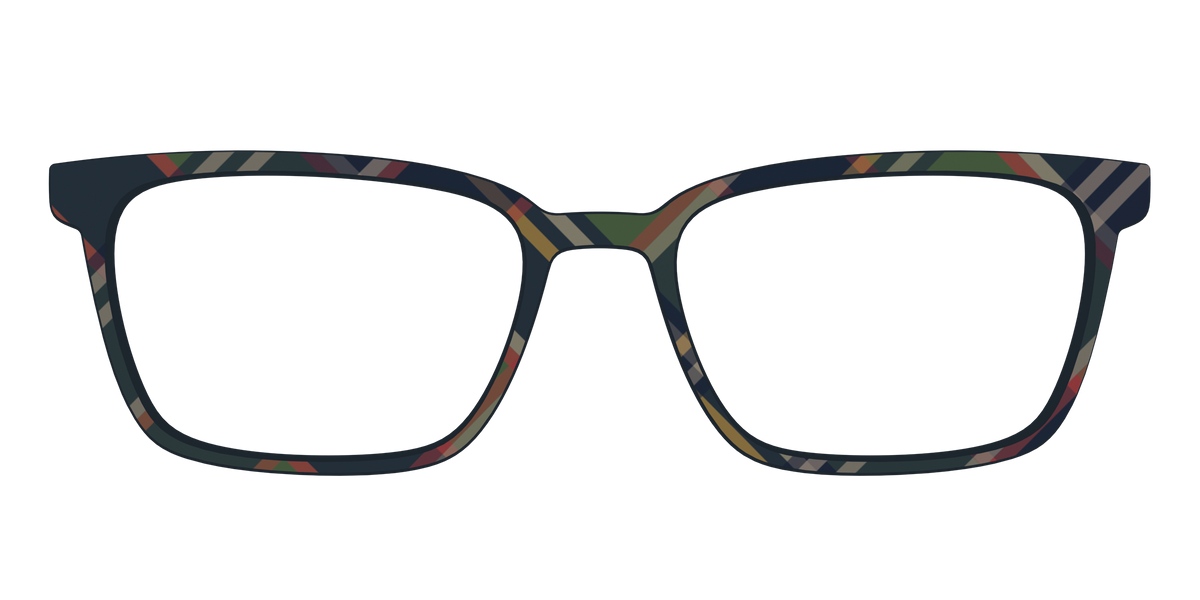 The Flannel Plaid - Front Top Image - Pair Eyewear