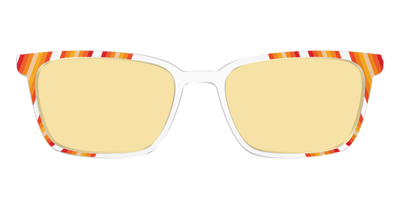 The Groovy Stripes with Citrine Yellow Lens - Front Top Thumbnail - Pair Eyewear