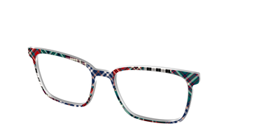 The Grunge Plaid Print Mix - Angle Top Thumbnail - Pair Eyewear