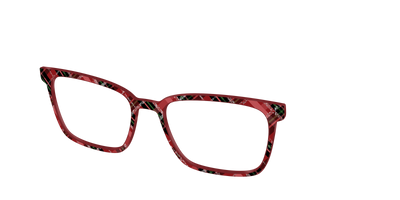 The Holly Plaid with Glitter - Angle Top Thumbnail - Pair Eyewear
