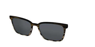 The Polarized Horn Tortoise Sun Top - Angle Top Thumbnail - Pair Eyewear