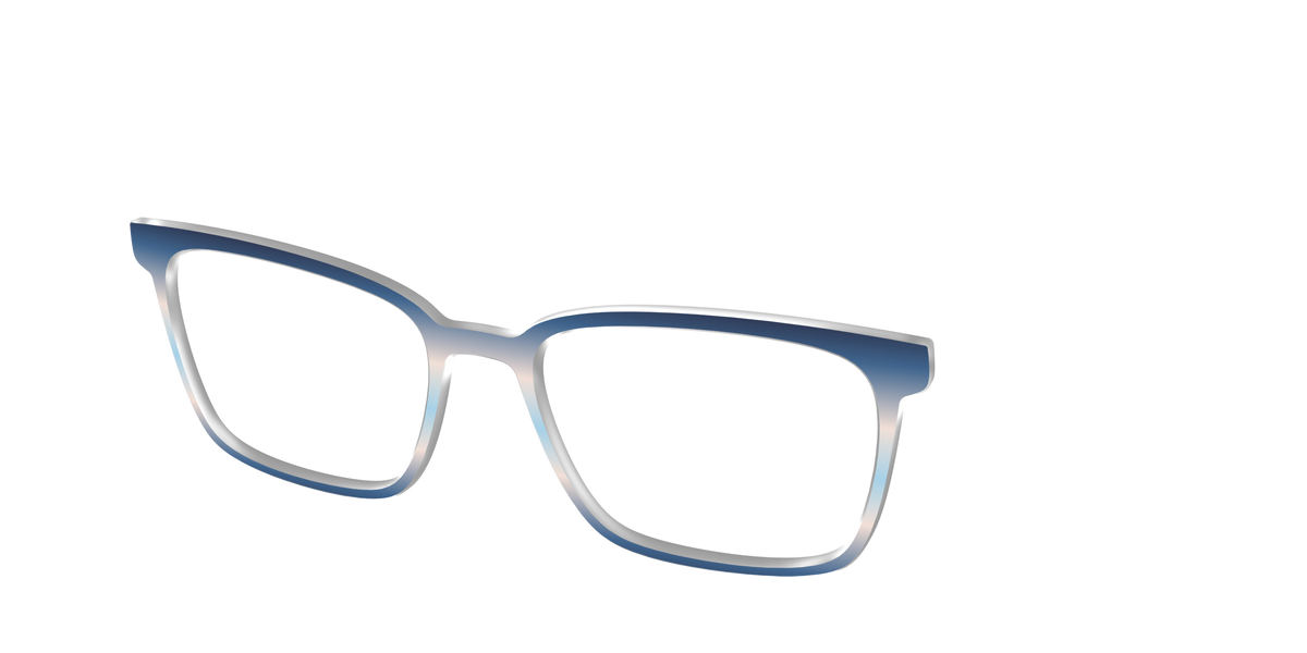 The Hydrangea Haze Gradient - Angle Top Image - Pair Eyewear