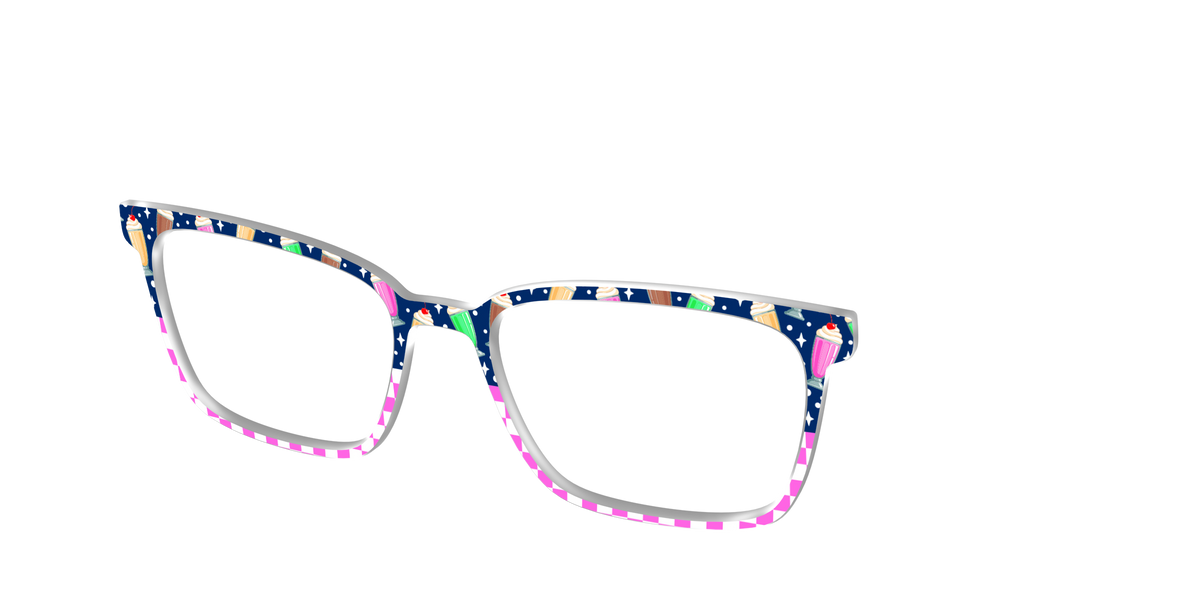 The Ice Cream Social Split - Angle Top Image - Pair Eyewear