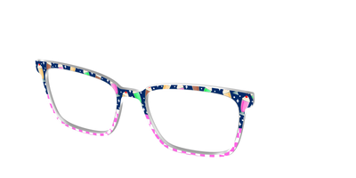 The Ice Cream Social Split - Angle Top Thumbnail - Pair Eyewear