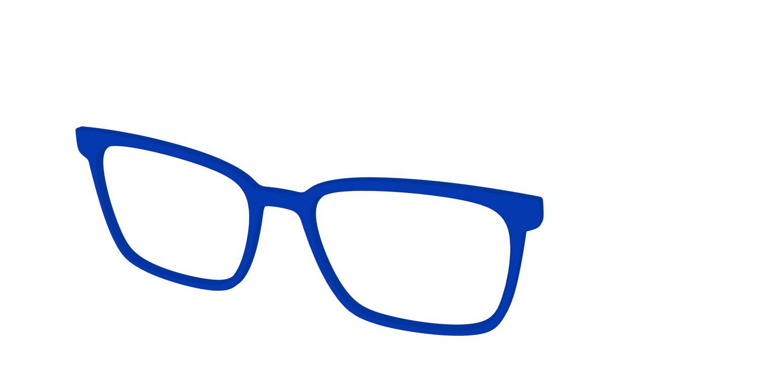 The Indigo - Angle Top Image - Pair Eyewear
