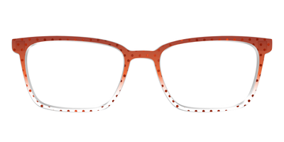 The Inferno Orange Gradient Crystal Polka Dots - Front Top Thumbnail - Pair Eyewear