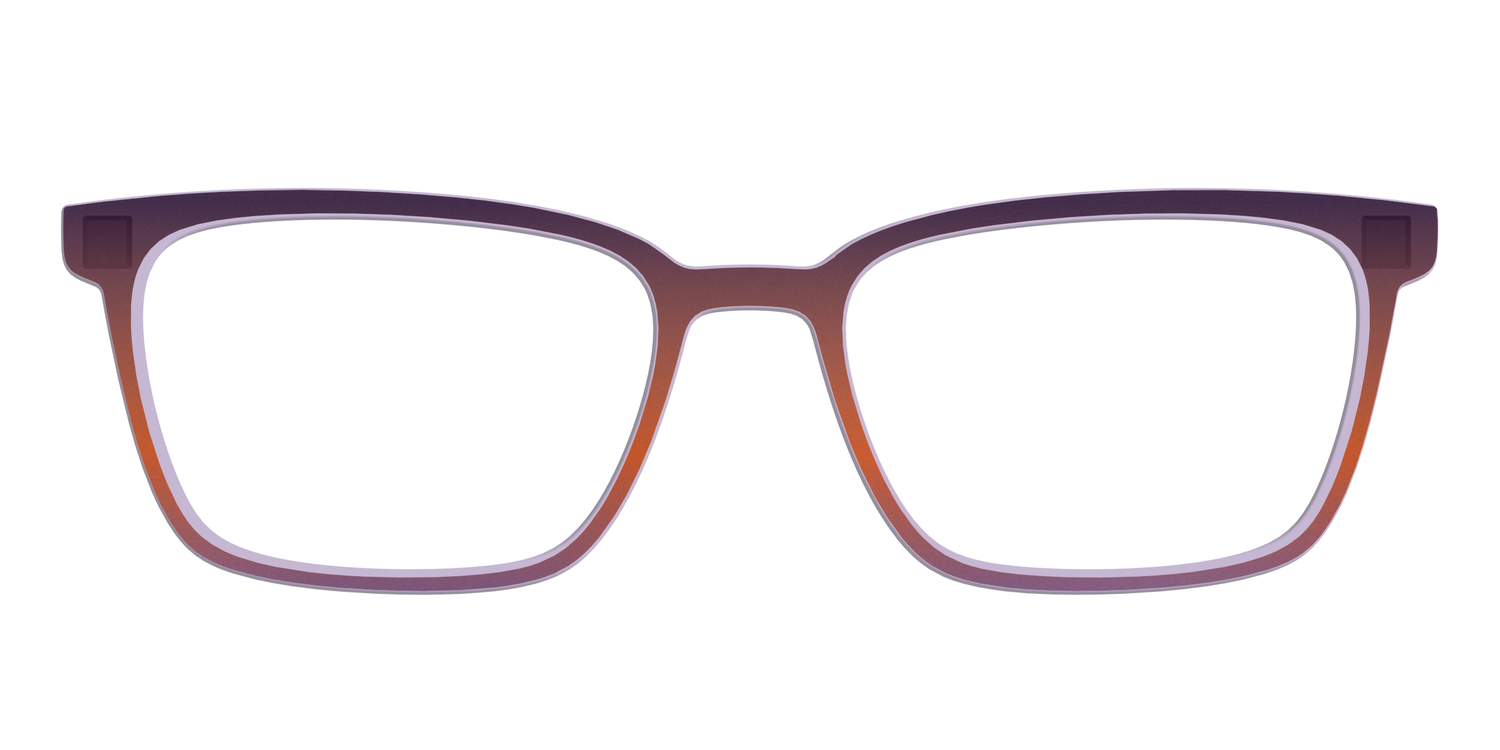 The Matte Midnight to Violet Gradient - Front Top Image - Pair Eyewear