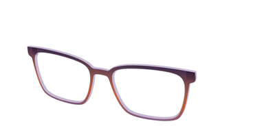 The Matte Midnight to Violet Gradient - Angle Top Thumbnail - Pair Eyewear