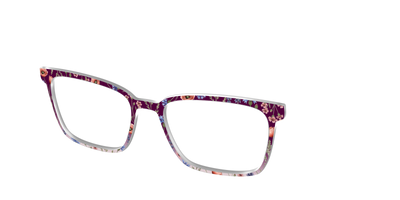 The Mulberry Floral Dip-Dye - Angle Top Thumbnail - Pair Eyewear