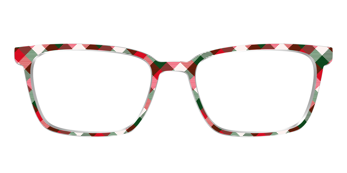 The Nice List Plaid - Front Top Image - Pair Eyewear