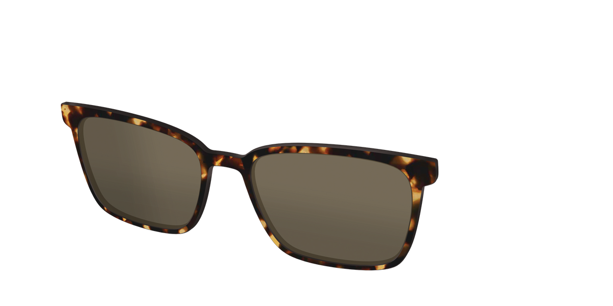 The Non-Polarized Tortoise Sun Top - Angle Top Image - Pair Eyewear