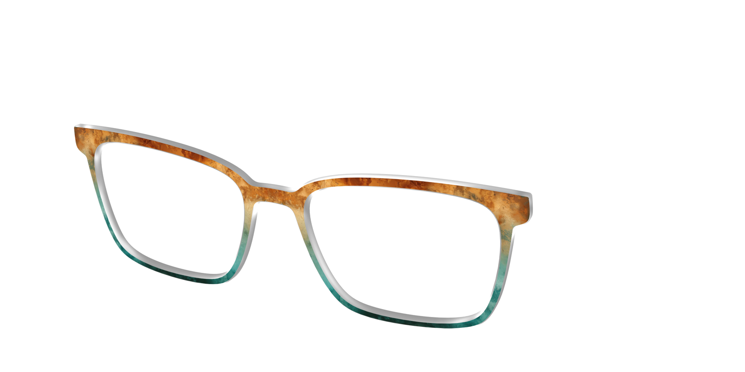 The Oxidized Copper - Angle Top Image - Pair Eyewear