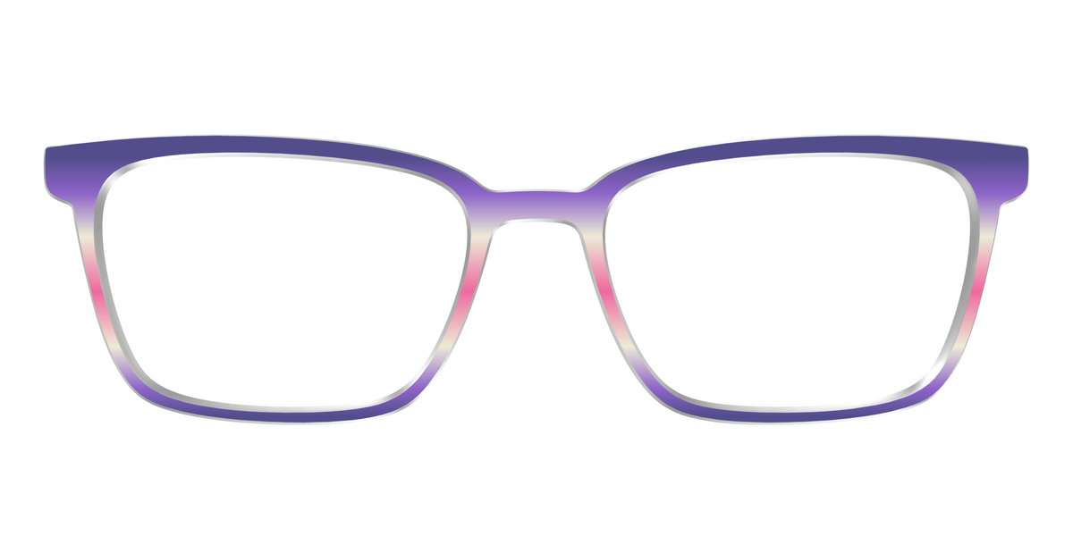 The Petunia Haze Gradient - Front Top Image - Pair Eyewear