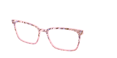The Pink Conch Shell Pearl Crystal Split - Angle Top Thumbnail - Pair Eyewear