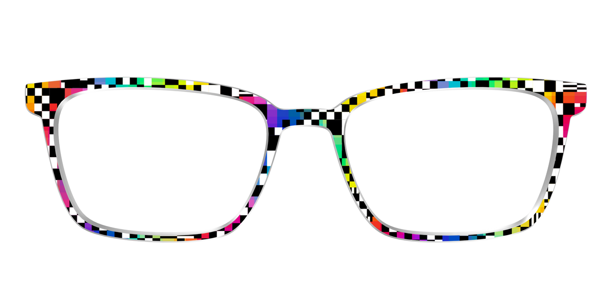 The Prismatic Check - Front Top Image - Pair Eyewear