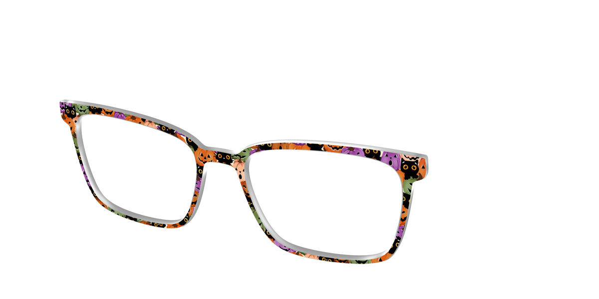 The Purring Pumpkins - Angle Top Image - Pair Eyewear