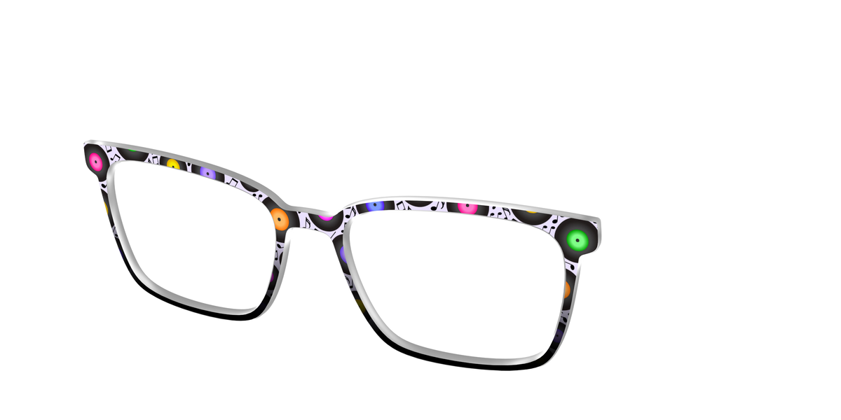 The Record Collection - Angle Top Image - Pair Eyewear