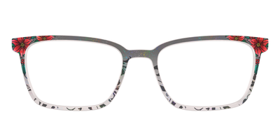 The Romantic Poinsettia Holographic Crystal - Front Top Thumbnail - Pair Eyewear